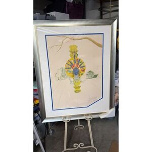 Salvador Dali The American‎ Martian Signed Artist Proof Lithograph Framed 31x39